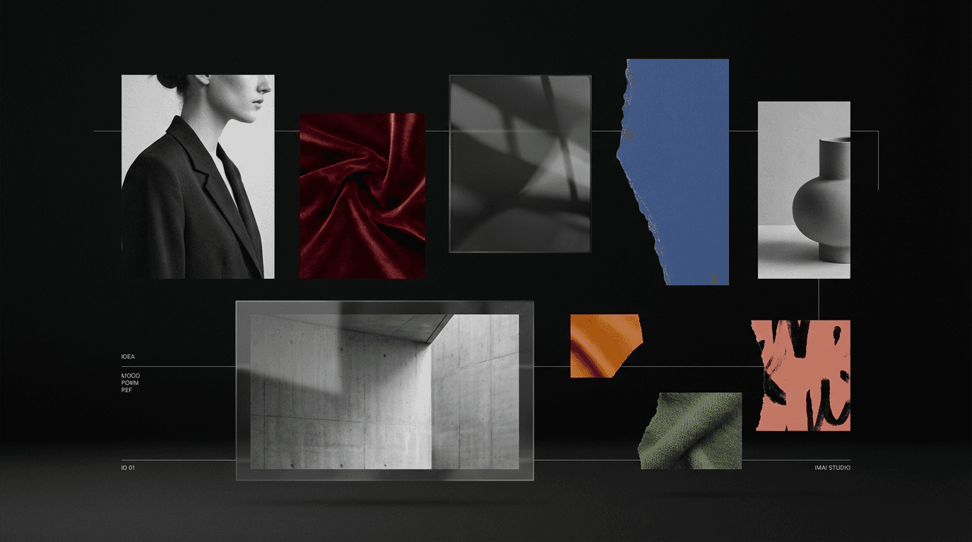 Ideenfindung und Moodboarding